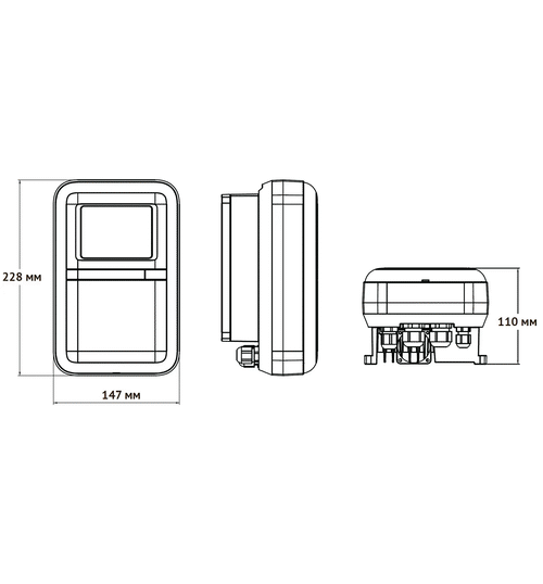 Частотный преобразователь UNIPUMP FCP-2.2S (сенсорное управление)