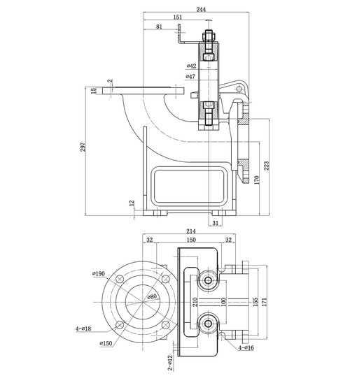 Трубная муфта UNIPUMP Автоматическая DN80