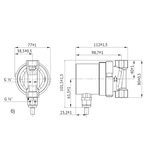 Циркуляционный насос UNIPUMP UPH 15-1,5 B II BL
