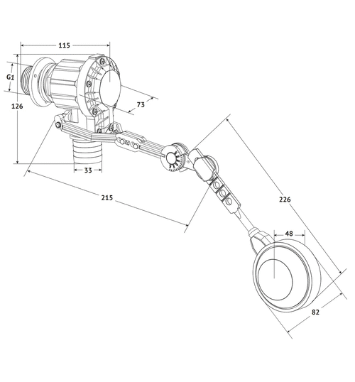 Поплавковый клапан UNIPUMP 3/4 VLF-034