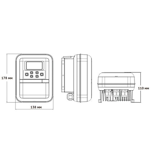 Частотный преобразователь UNIPUMP FCP-2.2M