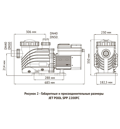 Насос для бассейна UNIPUMP JET POOL SPP 2200FC