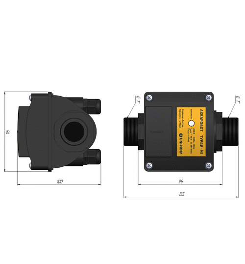 Блок управления UNIPUMP ТУРБИ М2 (3,0-4,5 бар)