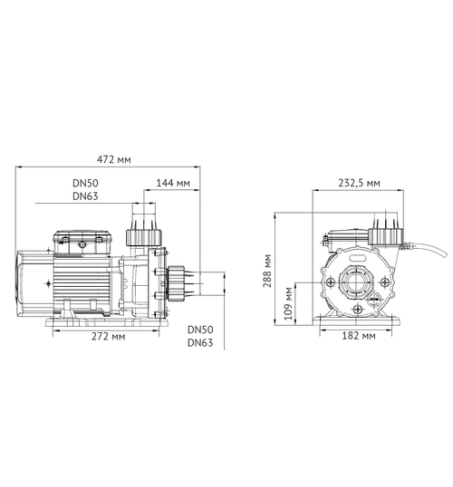 Насос для бассейна UNIPUMP JET POOL STP 2000T