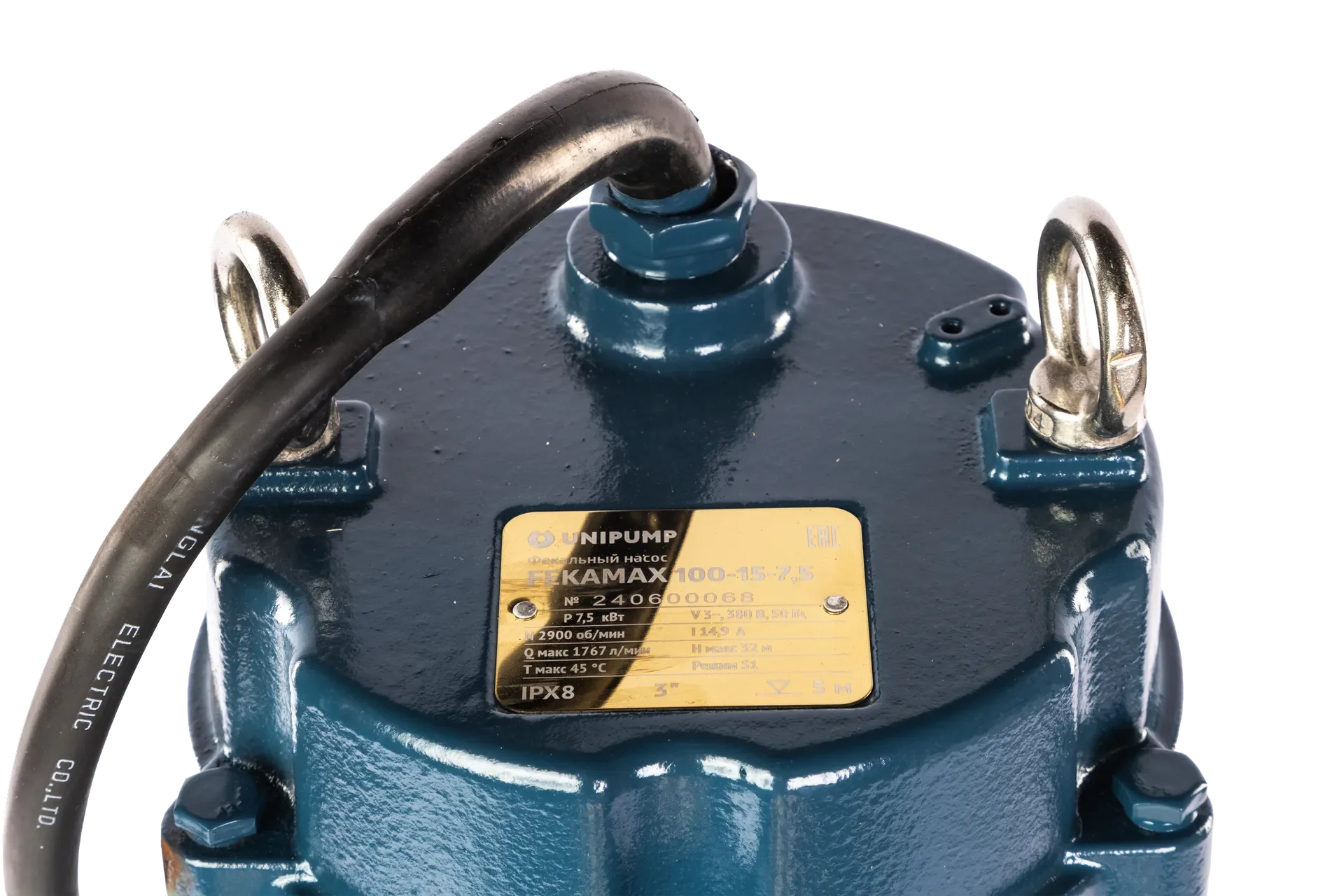 Фекальный насос UNIPUMP FEKAMAX 100-15-7,5