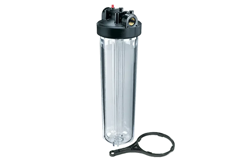 Магистральный фильтр UNIPUMP Big Blue 20” CFC-20BB01C прозрачная (без картриджа)