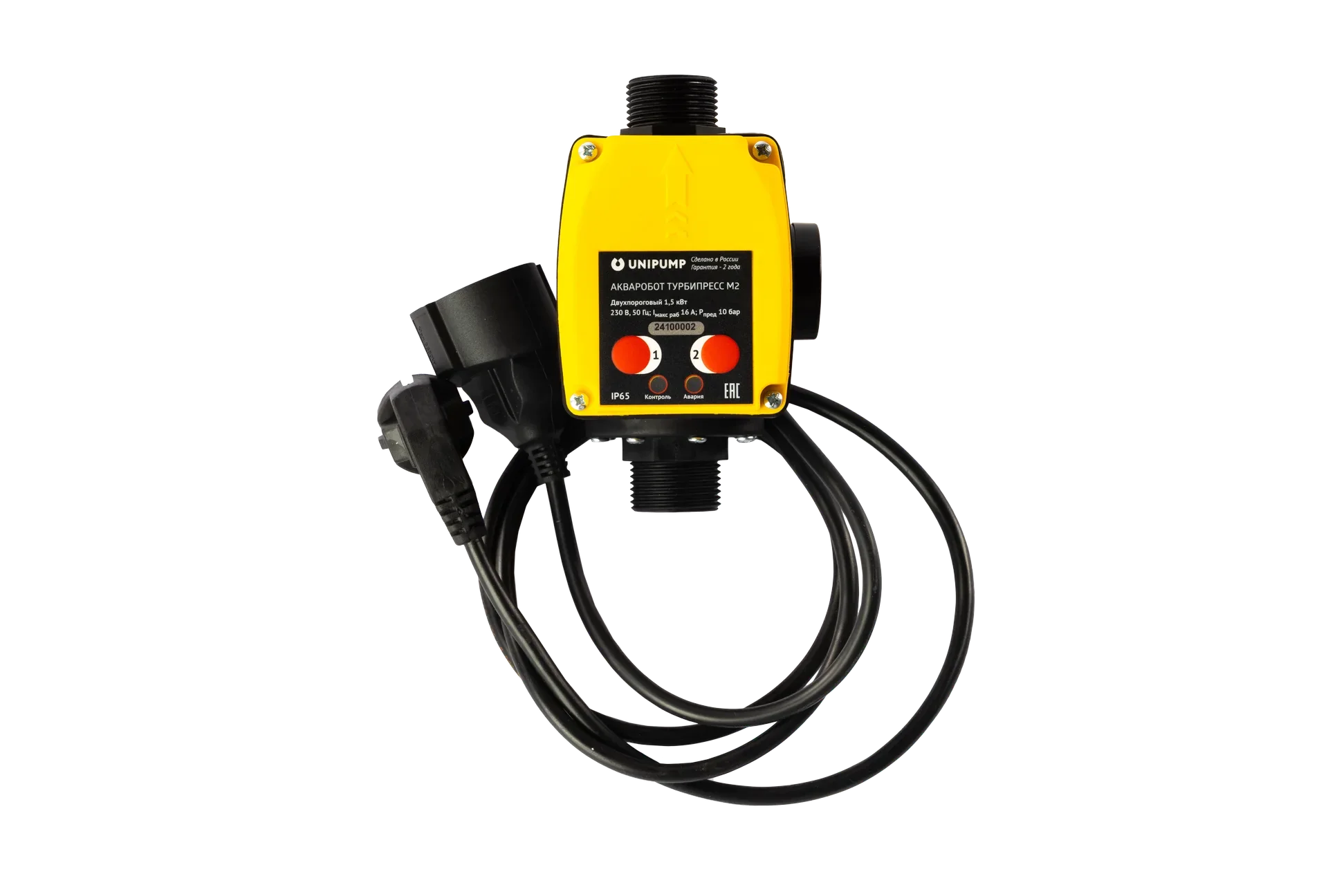 Блок управления UNIPUMP Блок управления насосом ТУРБИПРЕСС М2 с вилкой и розеткой