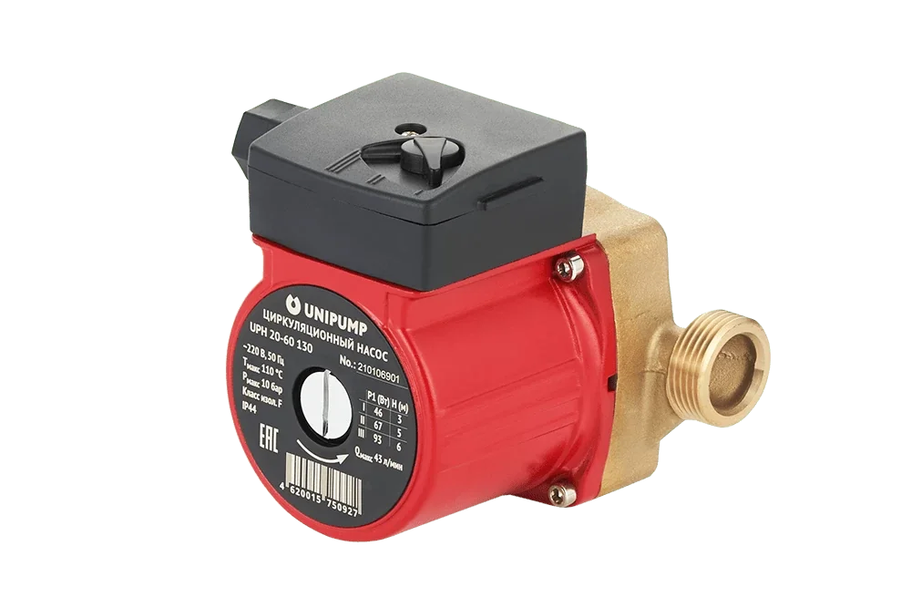Циркуляционный насос UNIPUMP UPH 20-60 130 (ГВС)