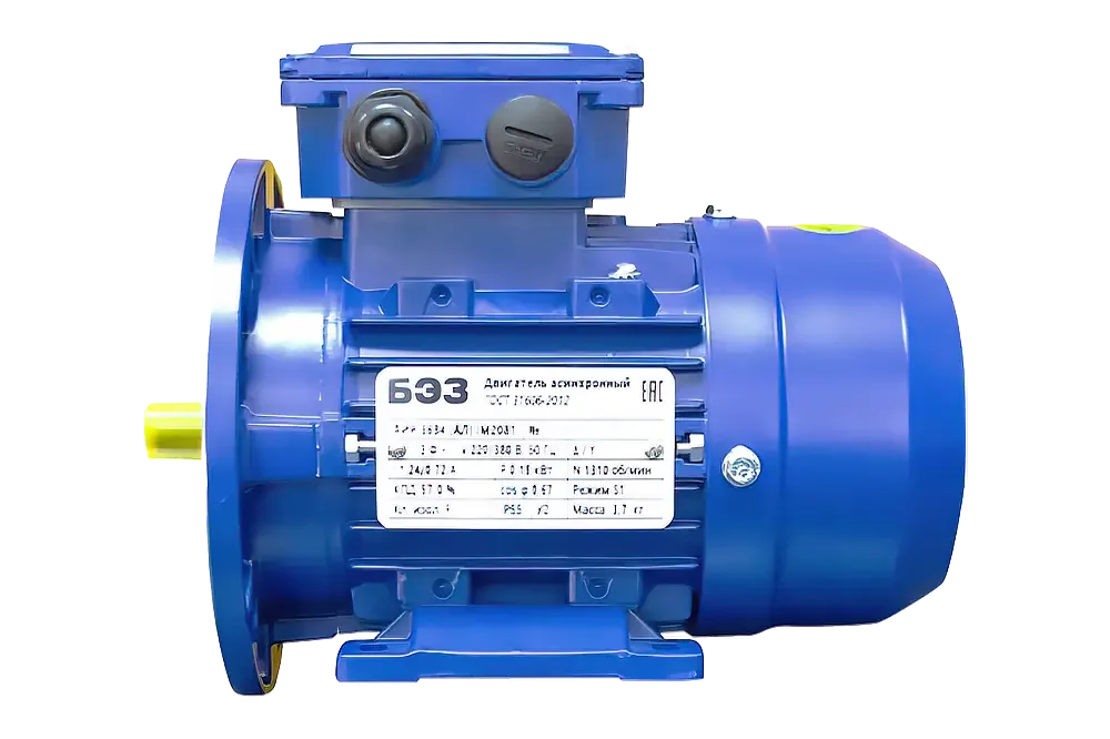 Электродвигатель АИР UNIPUMP 90L4 (Ал) IM2081 (2.2 кВт/1500 об/мин), корпус алюминий