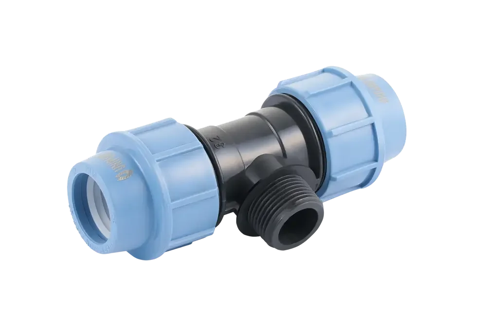 Фитинг ПНД UNIPUMP Тройник с наружной резьбой D32x1 Фитинг ПНД UNIPUMP Тройник с наружной резьбой D32x1