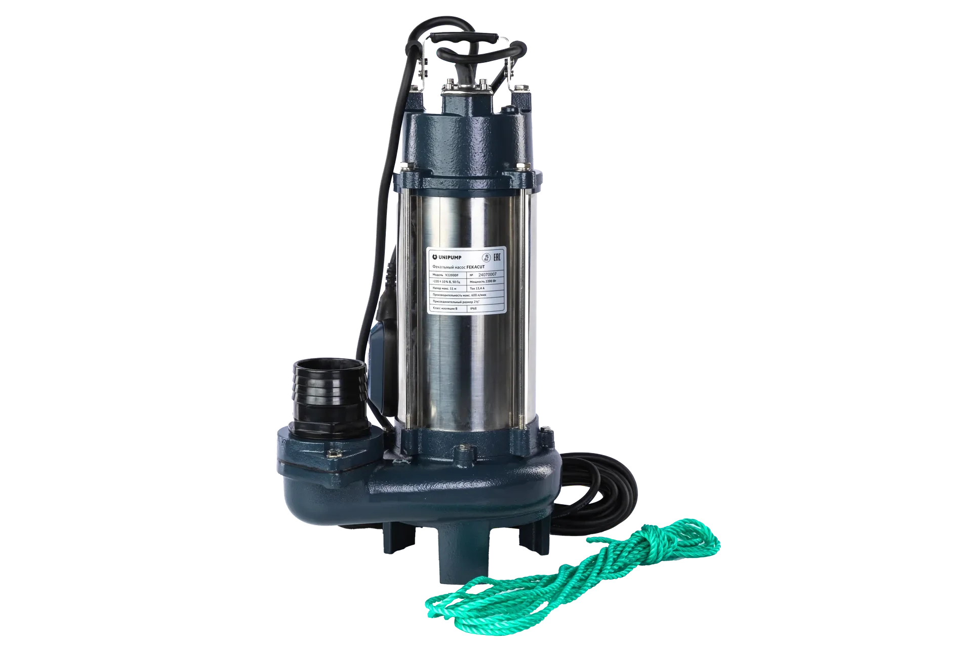 Фекальный насос UNIPUMP FEKACUT V2200DF
