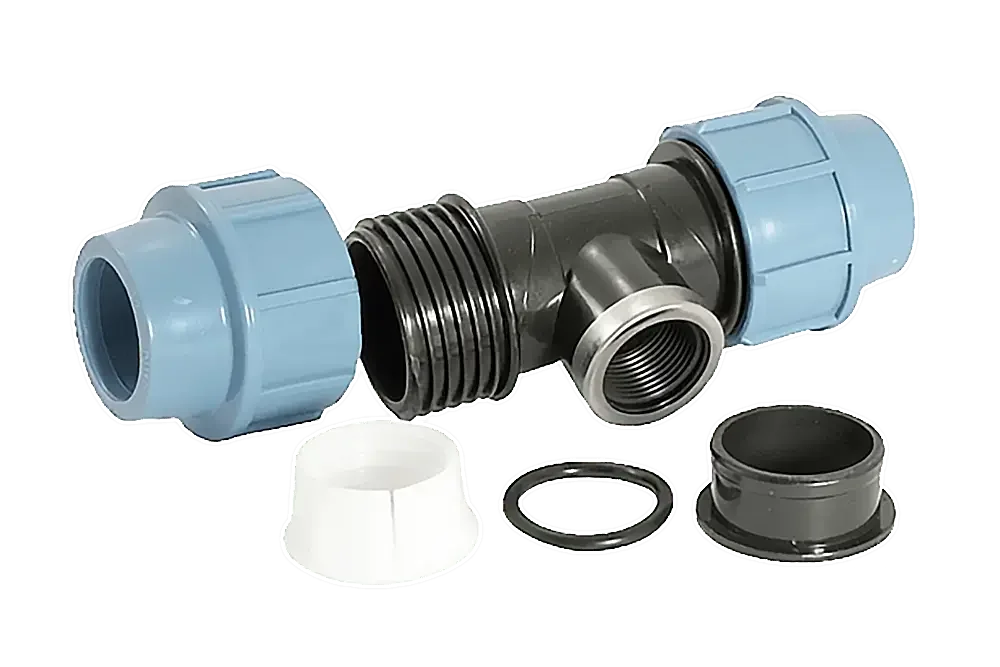 Фитинг ПНД UNIPUMP Тройник D40x1,25 84102
