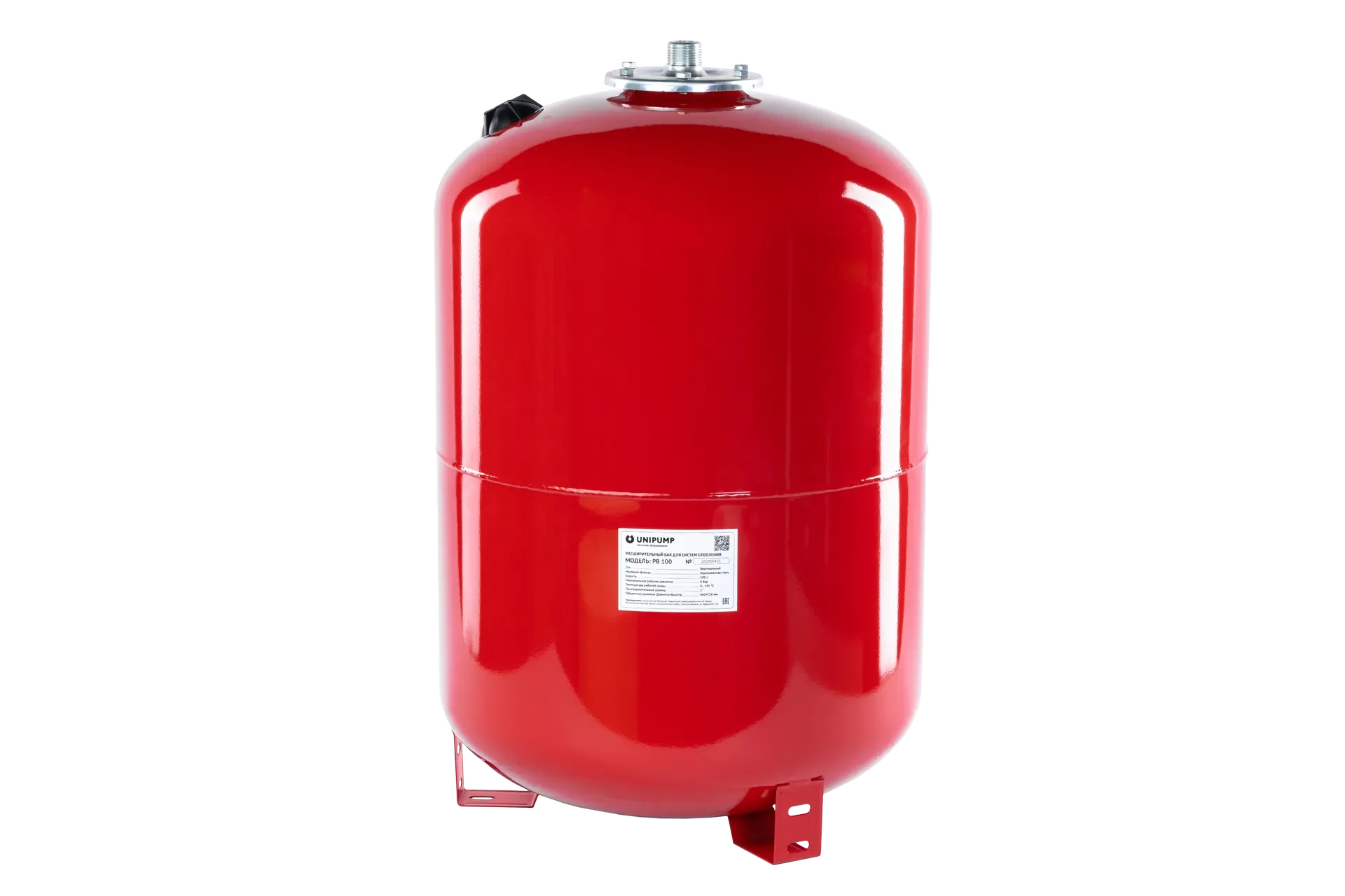 Расширительный бак UNIPUMP вертикальный РВ 100Н (фланец нерж., БЭЗ) Расширительный бак UNIPUMP вертикальный РВ 100Н (фланец нерж., БЭЗ)