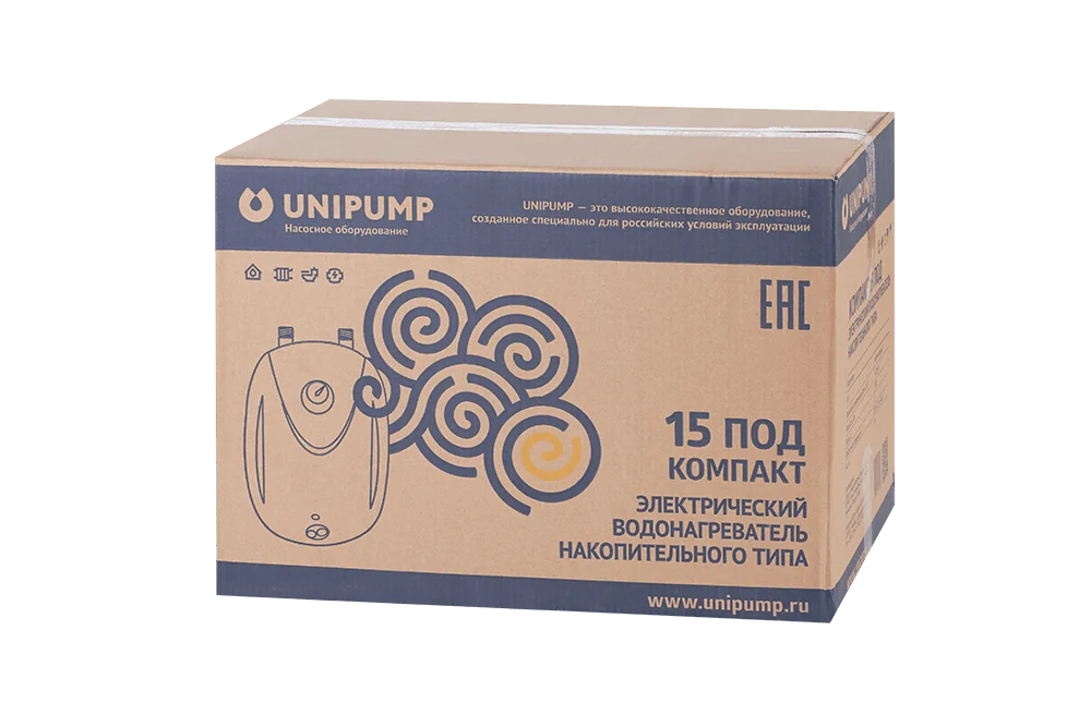 Накопительный водонагреватель UNIPUMP КОМПАКТ 15 ПОД Накопительный водонагреватель UNIPUMP КОМПАКТ 15 ПОД
