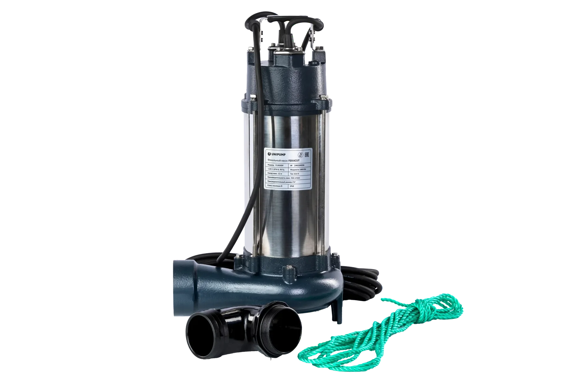 Фекальный насос UNIPUMP FEKACUT V1800DF