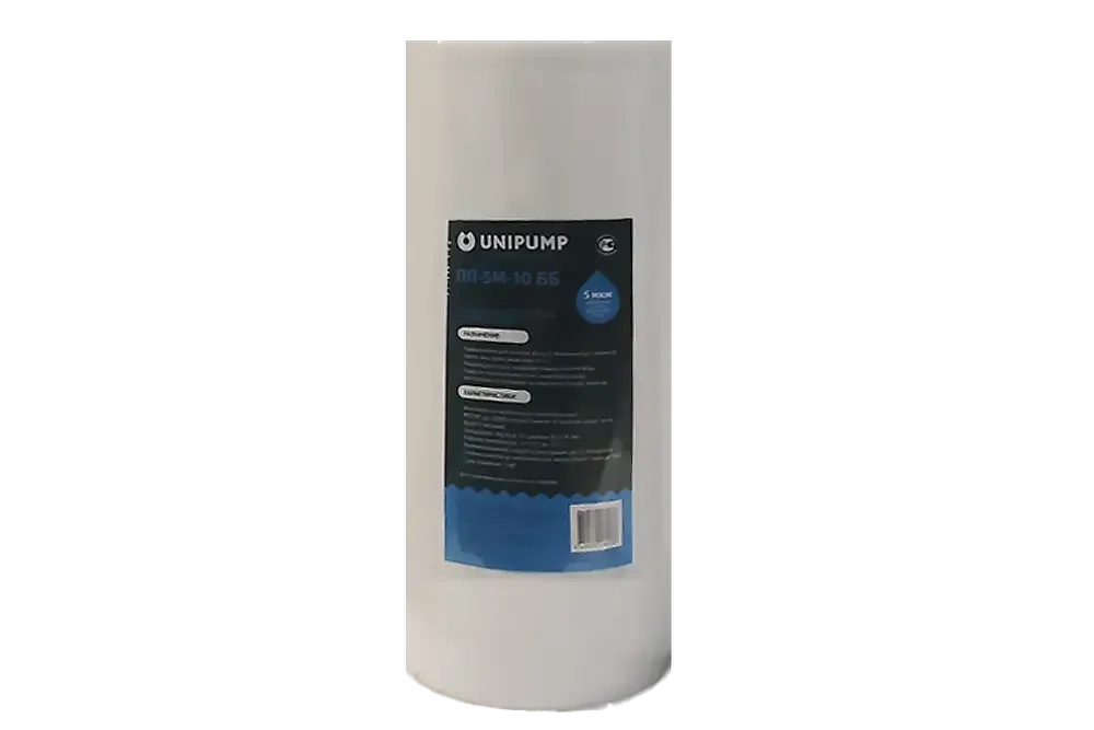 Полипропиленовый картридж UNIPUMP Big Blue ПП-10 М (10”, 10 мкм)