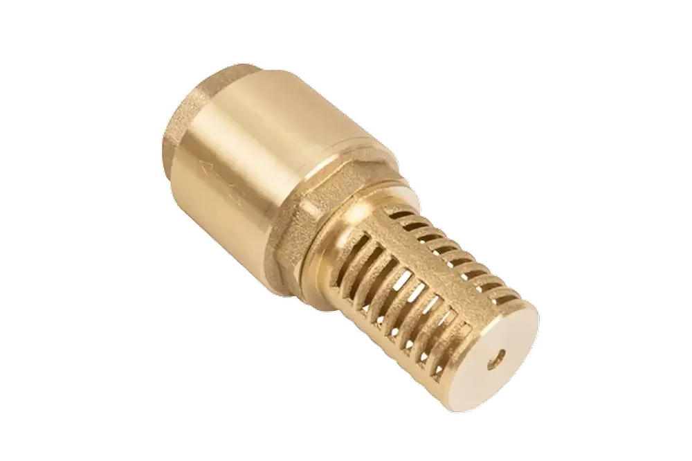 Клапан обратный с UNIPUMP 1,25, сетка - латунь, толкатель - латунь