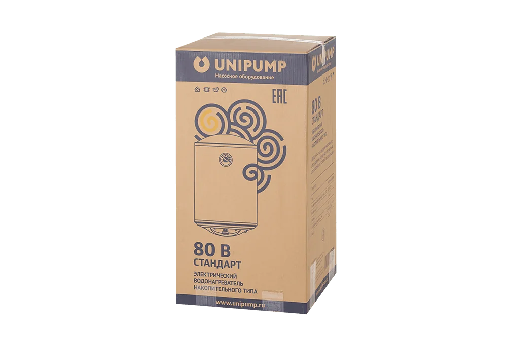 Накопительный водонагреватель UNIPUMP СТАНДАРТ 80 В