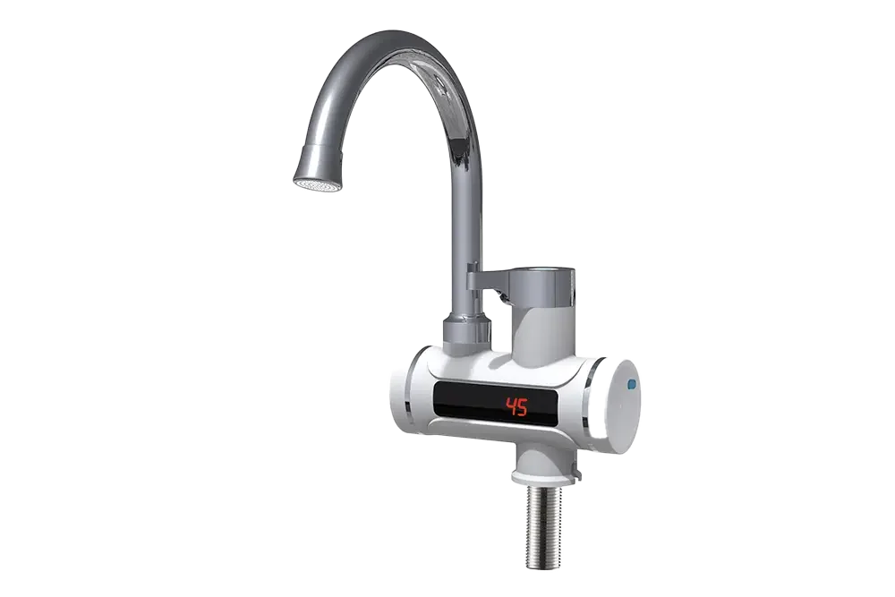 Проточный водонагреватель UNIPUMP BEF-001 с дисплеем и жестким изливом