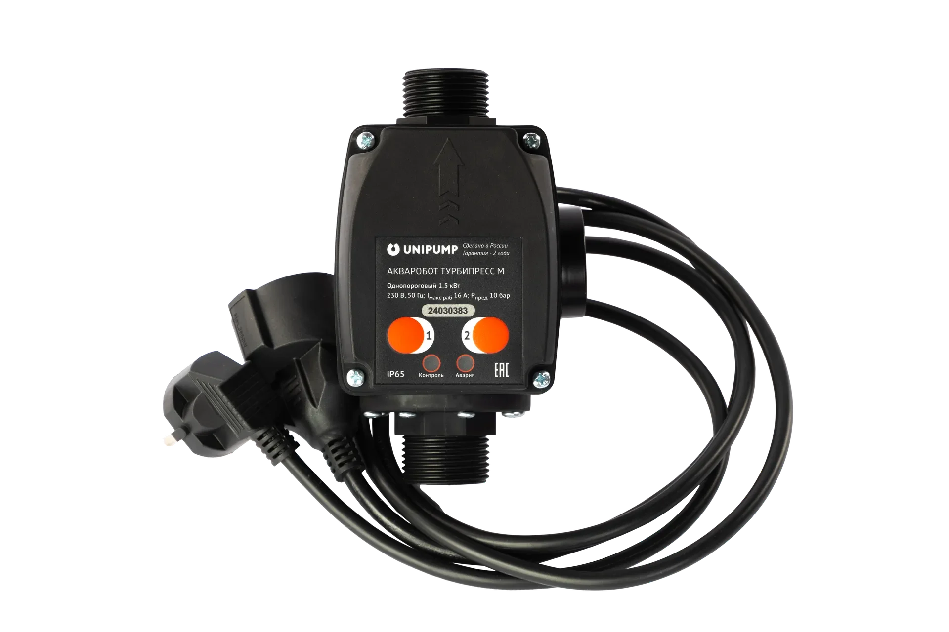 Блок управления UNIPUMP ТУРБИПРЕСС М с вилкой и розеткой