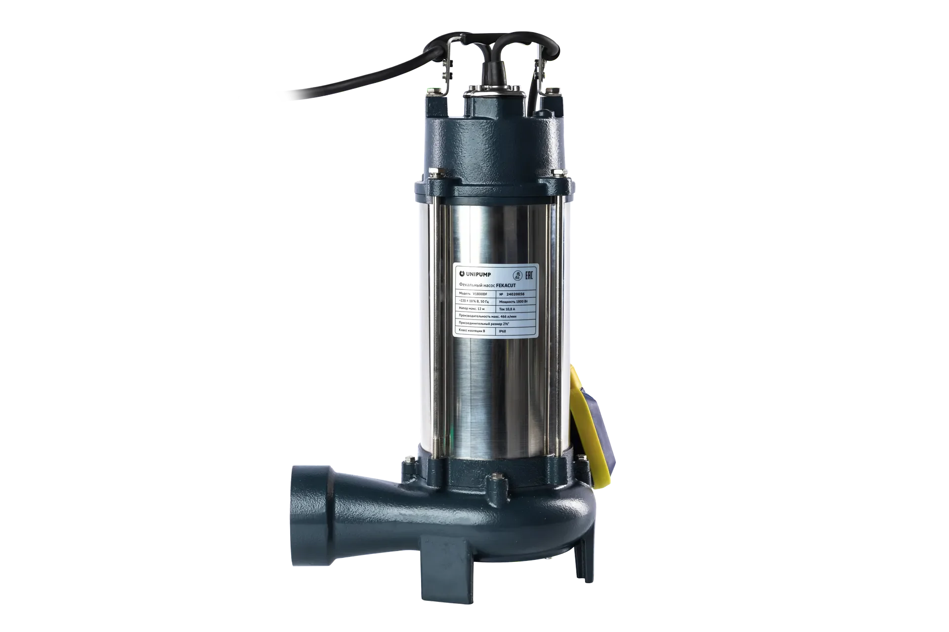 Фекальный насос UNIPUMP FEKACUT V1800DF