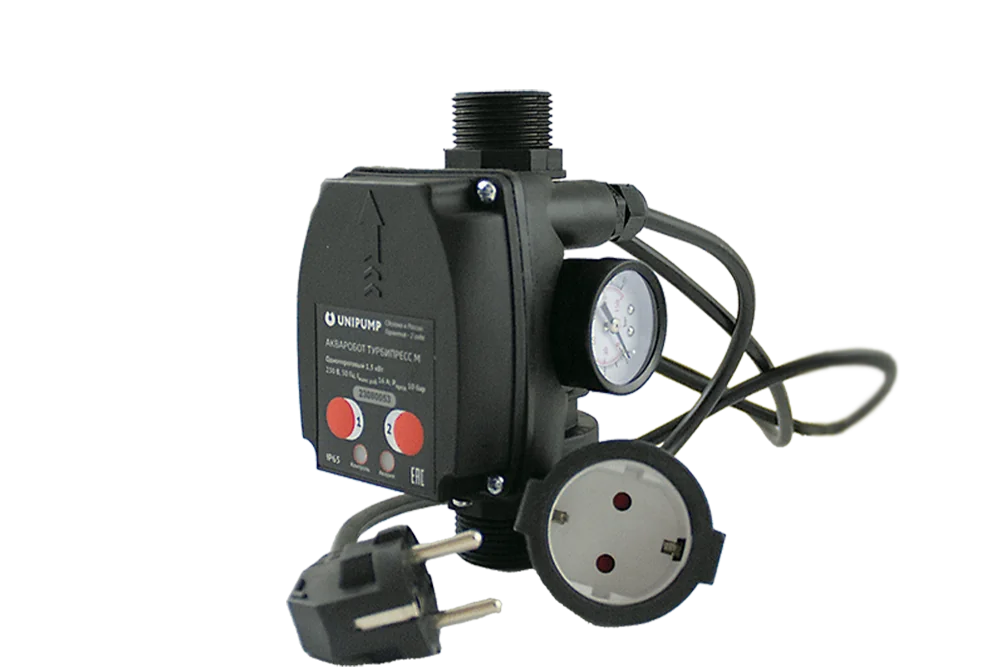 Блок управления UNIPUMP ТУРБИПРЕСС М с вилкой и розеткой