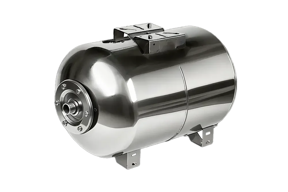 Гидроаккумулятор горизонтальный UNIPUMP 100л нерж. Гидроаккумулятор горизонтальный UNIPUMP 100л нерж.